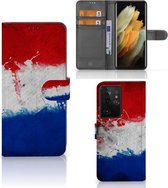Telefoonhoesje Geschikt voor Samsung Galaxy S21 Ultra Flip Cover Nederland