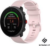 Siliconen Smartwatch bandje - Geschikt voor  Polar Vantage M / M2 siliconen bandje - roze - Strap-it Horlogeband / Polsband / Armband