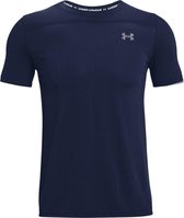 Under Armour Seamless SS Tee 1361131-408, Mannen, Marineblauw, T-shirt, maat: XXL