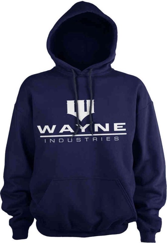 DC Comics Batman Hoodie/trui -L- Wayne Industries Logo Blauw