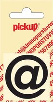 Pickup plakletter Helvetica 40 mm - zwart @