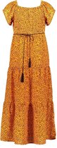 NONO Meisjes jurken & tunieken NONO Malia ss maxi dress in Pebblestone Blazing Orange 104