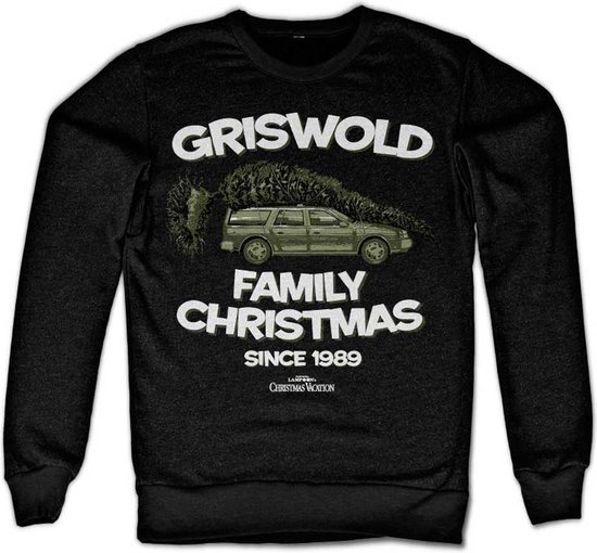 National Lampoon's Christmas Vacation Sweater/trui -XL- Griswold Family Christmas Zwart