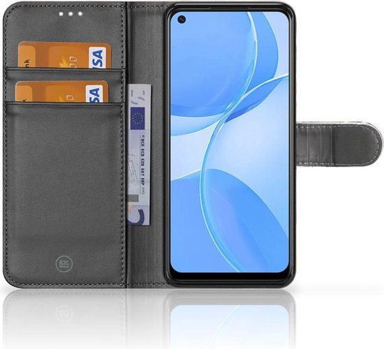 Coque OPPO A73 5G Cuir PU Protection Etui Housse pour Bébé Leopard