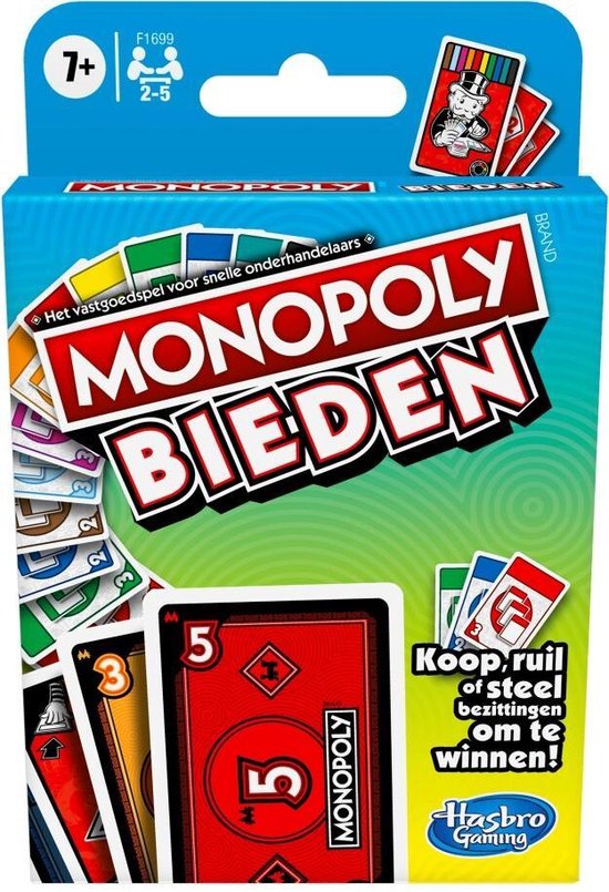 Thumbnail van een extra afbeelding van het spel Hasbro Monopoly Bieden - Speelgoed - Spellen