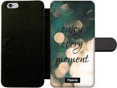 Wallet case - geschikt voor iPhone 6 Plus - Enjoy Every Moment