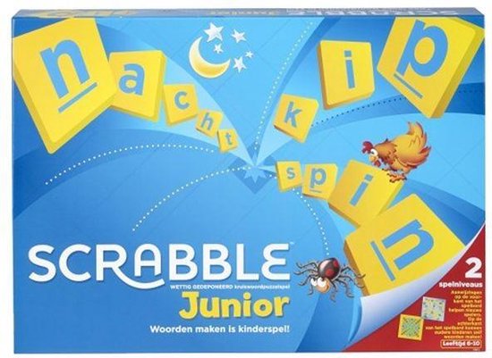 Afbeelding van het spel Mattel Spel Scrabble Junior - Speelgoed - Spellen