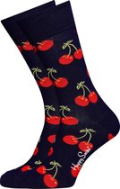 Happy Socks sokken Cherry Sock - blauw met kleurtjes - Unisex - Maat: 41-46