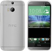 Hoesje CoolSkin3T - Telefoonhoesje voor HTC One M8/M8s - Transparant wit