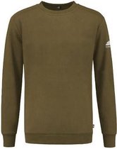 REWAGE Sweater Premium Heavy Kwaliteit - Olijfgroen  - M