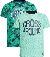 WE Fashion Jongens T-shirt met print, 2-pack