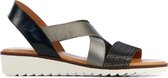 Capobella Vrouwen Leren    Sandalen / Damesschoenen C1005 - Zwart - Maat 36