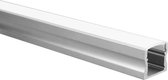 LED strip profiel Potenza aluminium hoog 5m (2 x 2,5m) incl. melkwitte afdekkap