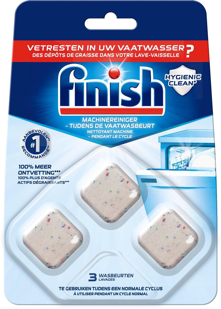 Finish Machinereiniger Tijdens de Wasbeurt - 3 Stuks x6