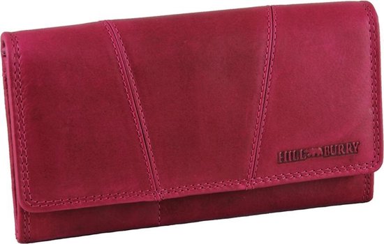 Portefeuille Femme HillBurry Leather - VL777023 - Cuir Vintage - RFID - Rose