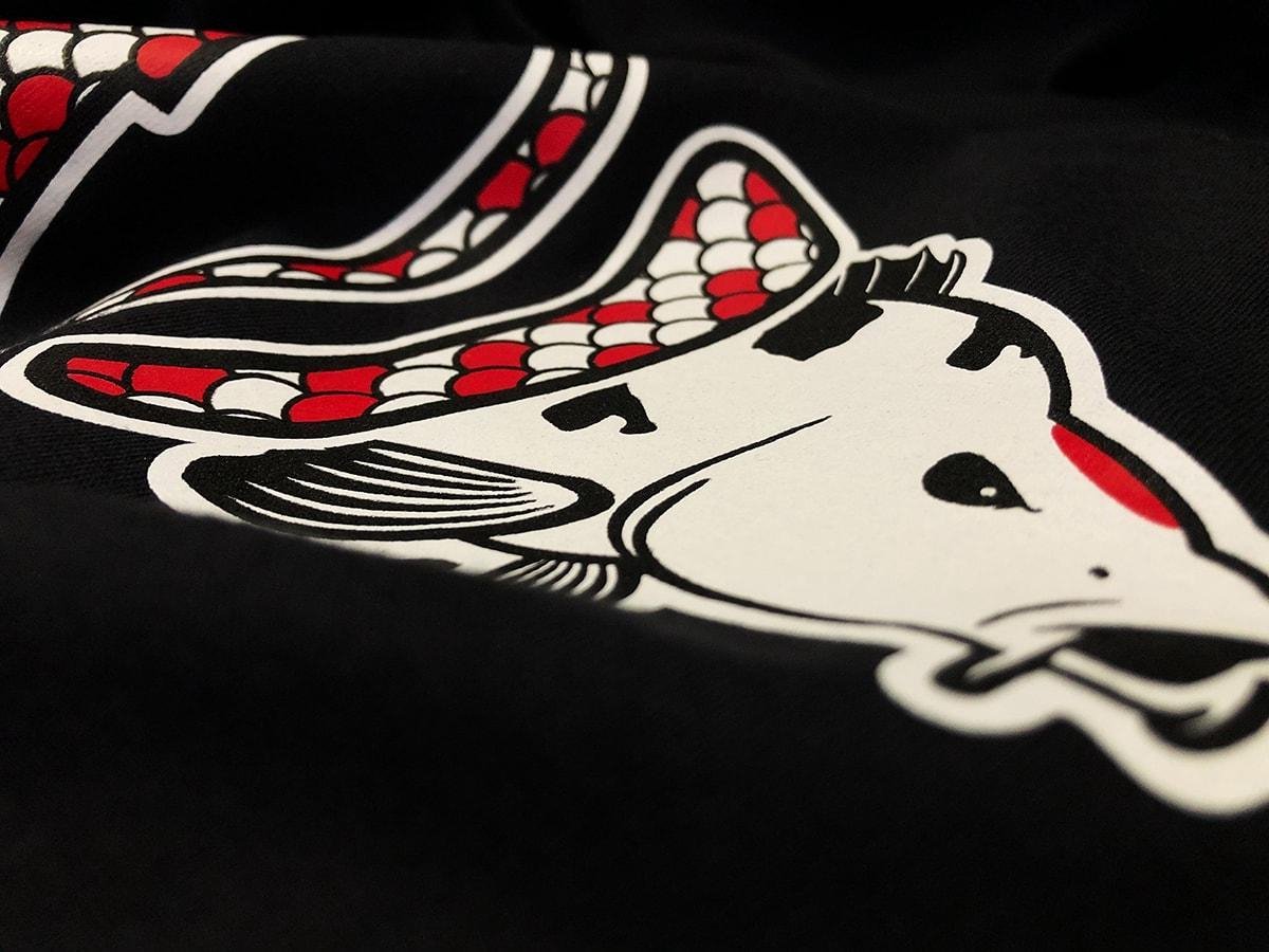 Hotspot Design Koi T-shirt Met Korte Mouwen Zwart S Vrouw