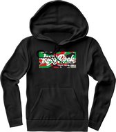 KingRock Studio  Hoodie | Groen - Rood | Heren / Dames | Original & Vintage Hoodie met Capuchon | Perfect Kleding Trui Verjaardag Cadeau |