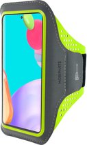 Mobiparts Comfort Fit Sport Armband Samsung Galaxy A52 4G/5G/A52s 5G (2021) Neon Groen