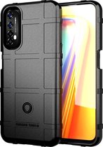 Realme 7 Hoesje - Mobigear - Rugged Shield Serie - TPU Backcover - Zwart - Hoesje Geschikt Voor Realme 7