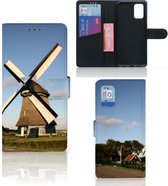GSM Hoesje Geschikt voor Samsung Galaxy A02s Flip Cover Geschikt voor Samsung M02s Mobiel Bookcase Molen