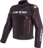 Dainese Dinamica Air D-Dry Black Black Red Textile Motorcycle Jacket 58