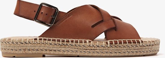 VIA VAI Mondi Libre Espadrilles - Cognac - Maat 36 | bol.com
