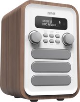 Denver DAB-48 WHITE - DAB radio - FM Radio - Bluetooth - Wit