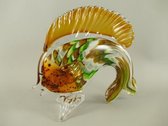 Beeld - Murano stijl vis - Kleurrijk glas - 20 cm hoog