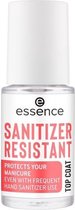 Essence Sanitizer Resistant Top Coat nagel top coat 8 ml Transparant