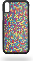 Colourful pixel tiles Telefoonhoesje - Apple iPhone XR