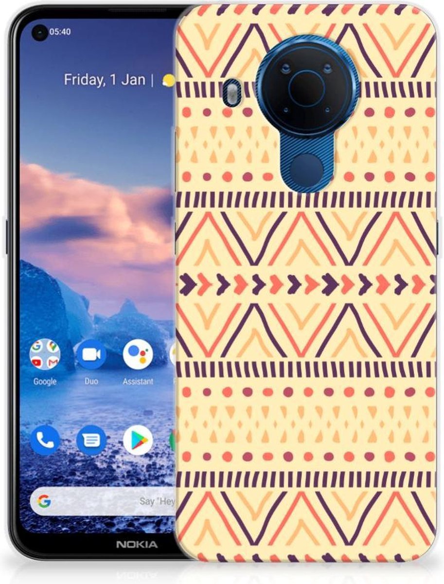 Nokia 5.4 TPU bumper Aztec Yellow