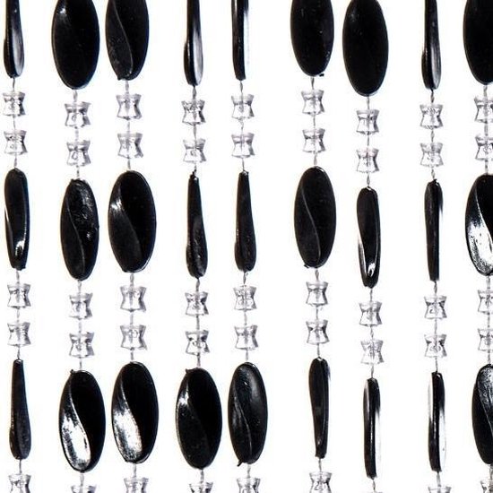 Deurgordijn Charlotte Zwart 100x240cm — afbeelding 2