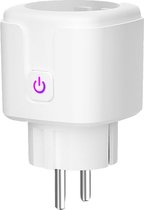 Slimme Stekker - Smart Plug - Besty - Wifi - Vierkant - Mat Wit