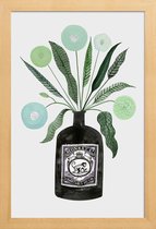 JUNIQE - Poster in houten lijst Ginspiration No.4 -40x60 /Grijs &