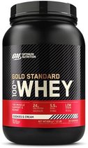 Optimum Nutrition Gold Standard 100% Whey Protein - Eiwitpoeder  - Eiwitshake / Proteine Shake - Cookies & Cream Smaak - 908 gram (30 shakes) - 1 Pot