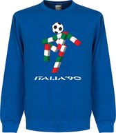 Italië 90 Mascot Sweater - Blauw - Kinderen - 116