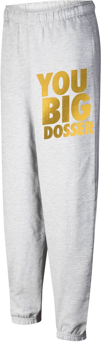 You Big Dosser Gold Joggingbroek - Grijs - L