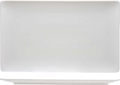 Azia Wit Dinerbord - Plat - Rechthoek - 23x14cm