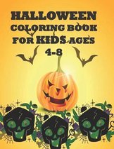 Halloween Coloring Book For Kids Ages 4-8