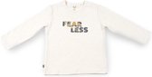 Frogs and Dogs - Chemise Fearless Off Mini - Wit - Taille 80 - Garçons, Filles