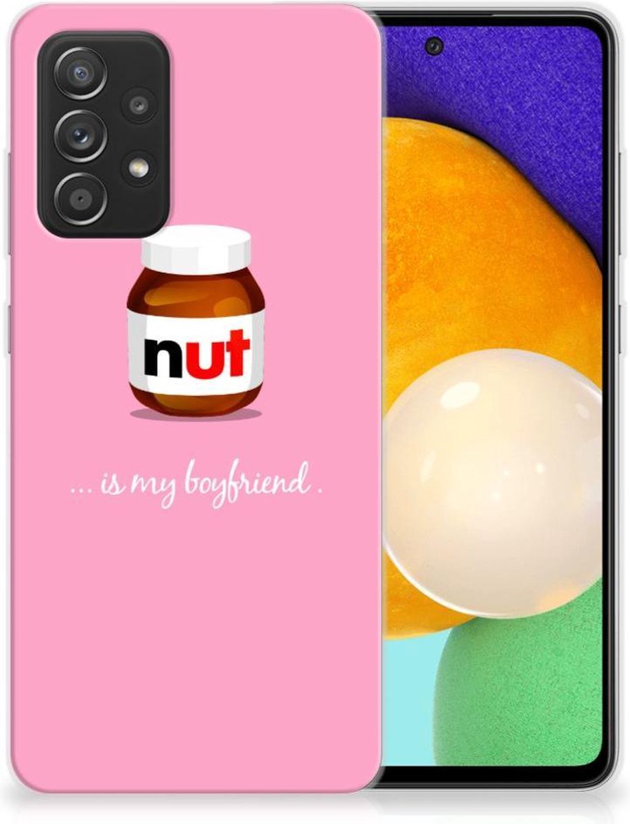 Back Cover voor Samsung Galaxy A52 (5G/4G) Siliconen Case Nut Boyfriend