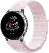 Shop4 - OnePlus Watch Bandje - Nylon Licht Roze