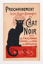 JUNIQE - Poster in houten lijst Théophile Alexandre Steinlen - Le Chat