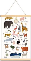 JUNIQE - Posterhanger Animal Friends II -30x45 /Kleurrijk