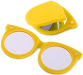 Balvi Zakspiegel Pocket Shades 7,5 X 6,8 Cm Siliconen Geel