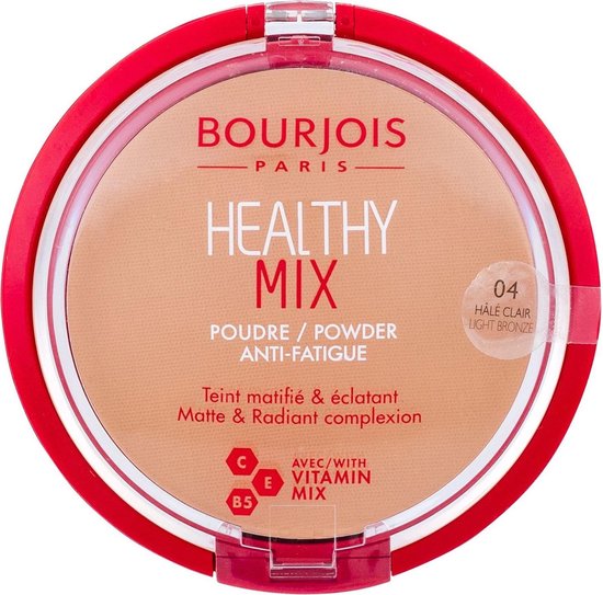 Bourjois Healthy Mix Anti-Fatigue Compact Poeder - 04 Light Bronze