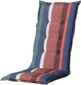 Coussin de Chaise de Jardin Madison Stripe 105 X 50 Cm Polycoton Blauw