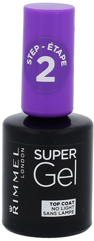 Rimmel London SuperGel Gel Nagellak Top Coat - 00 Transparant