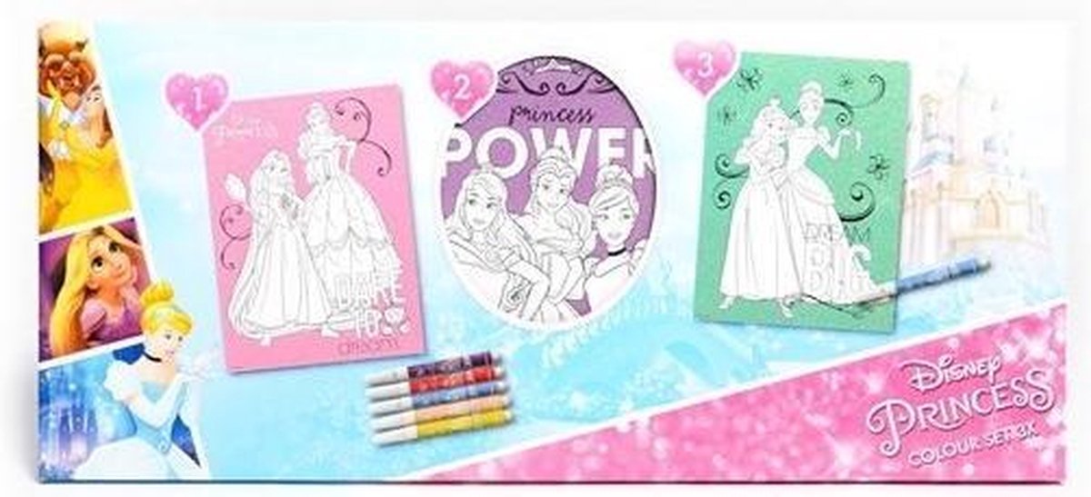 Slammer Princess Kleurset Metallic 8-delig Meisjes