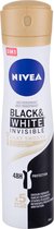 Nivea - Anti-Spray Spray Black & White (Invisible Silk y Smooth) 150 ml - 150ml